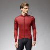 ALÉ Cyklistický dres s dlhým rukávom zimný - PR-E FOLLOW ME 2.0 - červená XL
