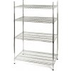 STALGAST Chromovaný ocelový regál 1060x610x1800 mm | STALGAST, 681102