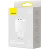 Baseus Travel Charger Compact Quick Charger U+U+C PD3.0, QC 3.0 30W EU White (CCXJ-E02)