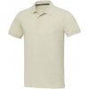 Emerald unisex recyklovaná polokošeľa s krátkym rukávom, biela Oatmeal, XXS