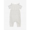 Fixoni Set biele body & rebrované trakáče - 62