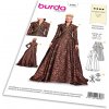 Strih Burda 6398 - Renesančné šaty