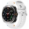 VSETKONAMOBIL 88598 WAVY Silikónový remienok pre Samsung Galaxy Watch Ultra / Watch Ultra 2025 biely
