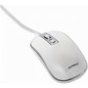 Optická myš GEMBIRD myš MUS-4B-06-WS, drátová, optická, USB, bílá/stříbrná, Biela