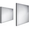 Nimco Séria 13000 ZPC 13003-90 čierne LED zrkadlo 800x700 čierna matná