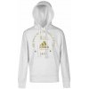 Adidas Karate mikina s kapucňou Farba: Biela-Zlatá, Veľkosť: 164 CM