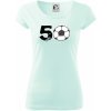 Futbal okrúhle narodeniny 50 Pure dámske tričko Frost