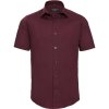 Russell Košile 947M, elastická, krátký rukáv - AKCE! COT11947M41603-port L Port