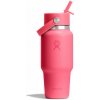 Termohrnček Hydro Flask Wide Flex Straw Travel Bottle 24 oz Farba: ružová/vínová