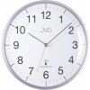 rádiom riadené plastové hodiny JVD RH16.1 strieborné