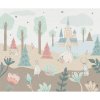 Komar Vliesová fototapeta Disney Frozen Castle Playground 300 x 250 cm