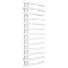 HOPA - Kúpeľňový radiátor DARVEL biela farba - Farba radiátora - Biela, Rozmer radiátora - 400 × 1230 mm, výkon 433 W, Typ pripojenia - Spodný 50 mm RADDAV401235