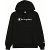 Champion Hooded Sweatshirt čierna biela červená