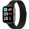VSETKONAMOBIL 86488 MILANESE Kovový remienok pre Xiaomi Redmi Watch 3 Active čierny