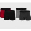 Pánske boxerky 4F Sportstyle Bicolor BIM001 S svetlošedá/tmavošedá