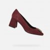 Burgundy women's pumps Geox Giselda - Women's tmavočervená 37 GEOX 8056206481626
