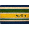 Rohožka 147 Ruco print 824 hello yellow Rohožka 147 Ruco print 824 hello yellow