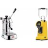 La Pavoni Professional Lusso + Eureka Helios 65, yellow