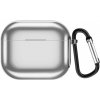 AppleKing ochranný metalický obal pre AirPods 3 - strieborný - možnosť vrátiť tovar ZADARMO do 30tich dní