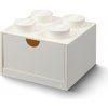 LEGO® stolové box 4 so zásuvkou 15,8 x 15,8 x 11,3 cm biela (LEGO40201735)