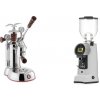 La Pavoni Esperto Abile + Eureka Helios 75, grey
