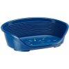 plastový pelech pre psov siesta Deluxe 6/65 BLUE -70,5x52x23,5 cm Ferplast pelechy, vankúše