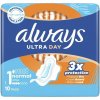 Always Vložky Ultra Day Normal veľkosť 1 Vložky s krídelkami 10 ks