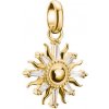 THOMAS SABO CONNECT prívesok charm Sun with stones gold-plated CC1246-414-14