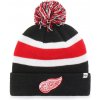 Zimná čiapka 47, NHL DETROIT RED WINGS BREAKAWAY CUFF KNIT čierna,červená,biela, UNI
