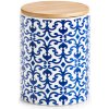 ZELLER Keramická nádoba Maroko 900ml, modrá a biela 11x15,3cm