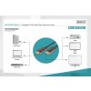 Kabel Digitus DisplayPort - DisplayPort 10m czarny (AK-340107-100-S)