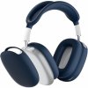 AppleKing 4v1 silikónový obal pre AirPods Max - tmavomodrý - možnosť vrátiť tovar ZADARMO do 30tich dní