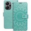 Puzdro Mezzo Book Xiaomi Redmi Note 13 Pro+ 5G, vzor mandala - zelené