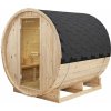 Juskys Vonkajšia sudová sauna Spitzbergen L dĺžka 190 cm priemer 190 cm (6 kW)