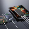 Výsuvná batéria / powerbanka SWISSTEN Worx Pro - 10000 mAh - čierna
