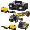 DeWALT DCG406P2LRT 18V AKU Úhlová bruska 125mm, 2x 5Ah, nabíječka, Tstack