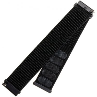 FIXED Nylon Strap s šířkou 22mm pro smartwatch, reflexní čierny FIXNST-22MM-REBK