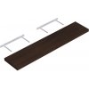 DOMAX Polica samonosná wenge 1180x235 mm FS120/25