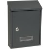 Oceľová poštová schránka BK.33.AM, farba antracit matná