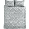 Sivé posteľné obliečky Catherine Lansfield Jacquard, 135 x 200 cm