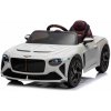 JOKO Elektrické autíčko Bentley Bacalar penové kolesá kožené sedadlo biele