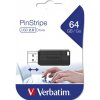 VERBATIM PinStripe 64GB USB 2.0, USB Kľúč (49065)