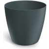 Prosperplast Kvetináč MATIS uhoľný, variant 17,8 cm