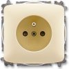 ABB 6619A-A06357 C Tango zásuvka jednonásobná s ochranným kolíkem, s integrovanými clonkami
