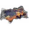 Fototapeta diera na stenu 3D Szczecin poľsko 95x73 cm