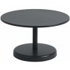 Muuto Stolík Linear Steel Coffee Table Ø70, black