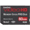SanDisk 90870 Ultra II MS PRO Duo Video HD 4GB (V Originálním balení nikdy neotevřeno.)