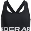 Under Armour dievčenská podprsenka CROSSBACK BRA čierna biela