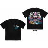 Disney tričko Stitch Aloha Collage Čierna L