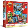 TREFL Puzzle Požiarnik Sam: Samov deň 3v1